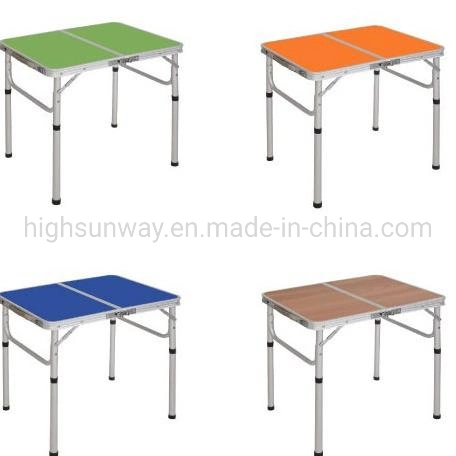 Camping al aire libre Picnic fácil de llevar plegable Suitcase tubo de aluminio plegable Tabla