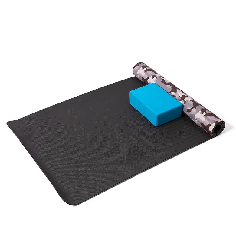 Tamaño personalizado High Elastic PVC Yoga Mats Fitness Mat by Rollos o hojas