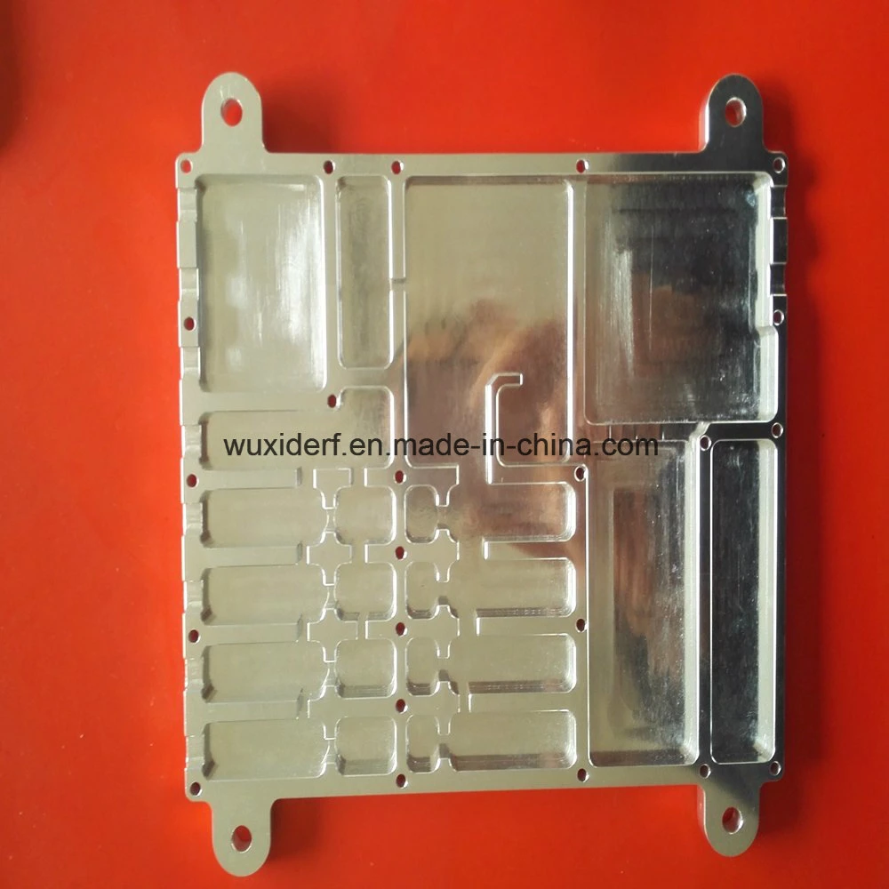 La molienda de mecanizado CNC Alodine chasis de aluminio con panel frontal