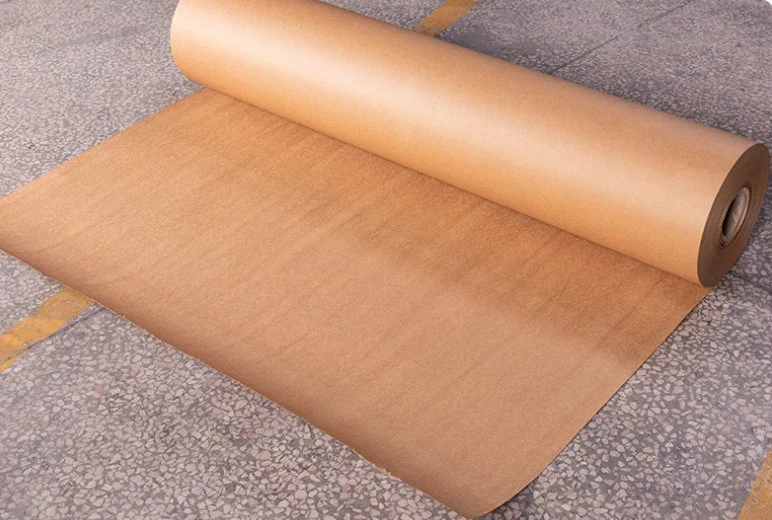 White and Brown Kraft Paper for Making Bags and Wrapping Food