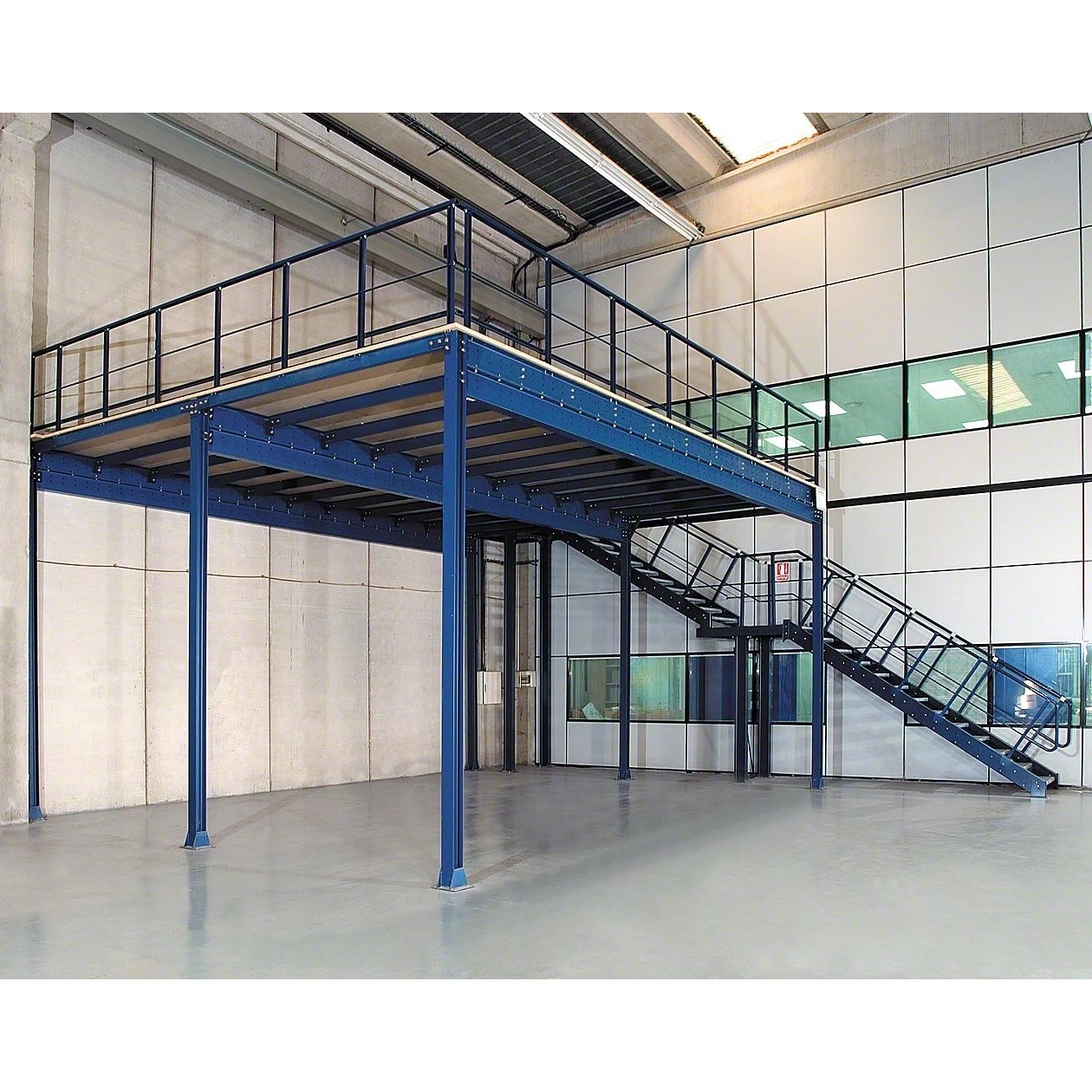 SP064 Étagère de mezzanine en acier pour le stockage industriel avec support personnalisé