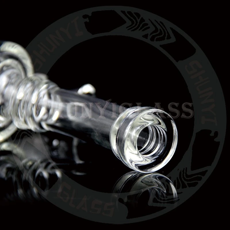 Crystal Honeycomb Jet Perc Clear Items Mothership Klein Recycle Glass Water Pipe Smoking