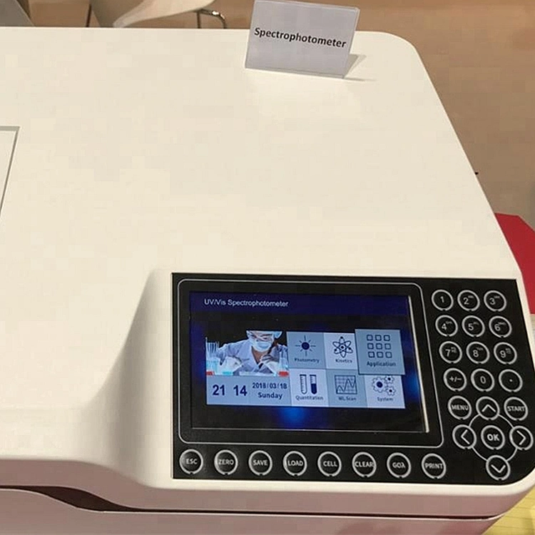 Bandidth Adjustable Monochromator Double Beam UV Visible Spectrometer