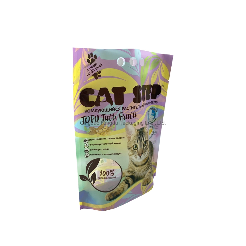 Plastic Cat Litter Bag Packaging Bag Handle Bag Printing Bag Pet Product