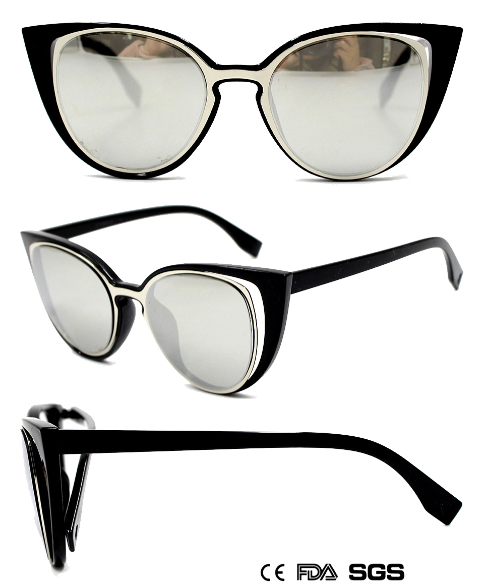 Sunglasses with Hollowed-out Cat Eyes (M11961)