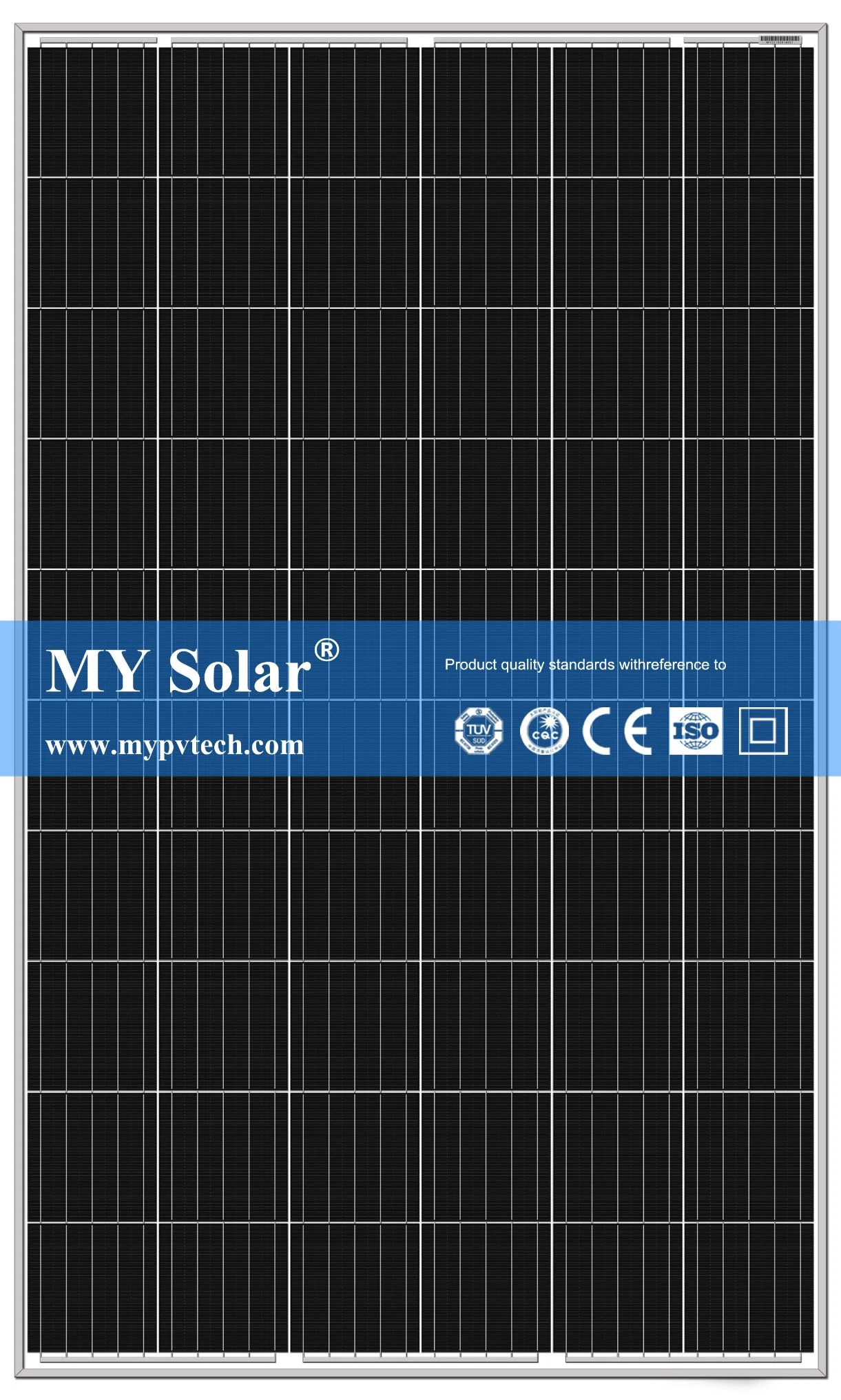 Precio más bajo de alta eficiencia al aire libre en la azotea de 320W de las células solares mono