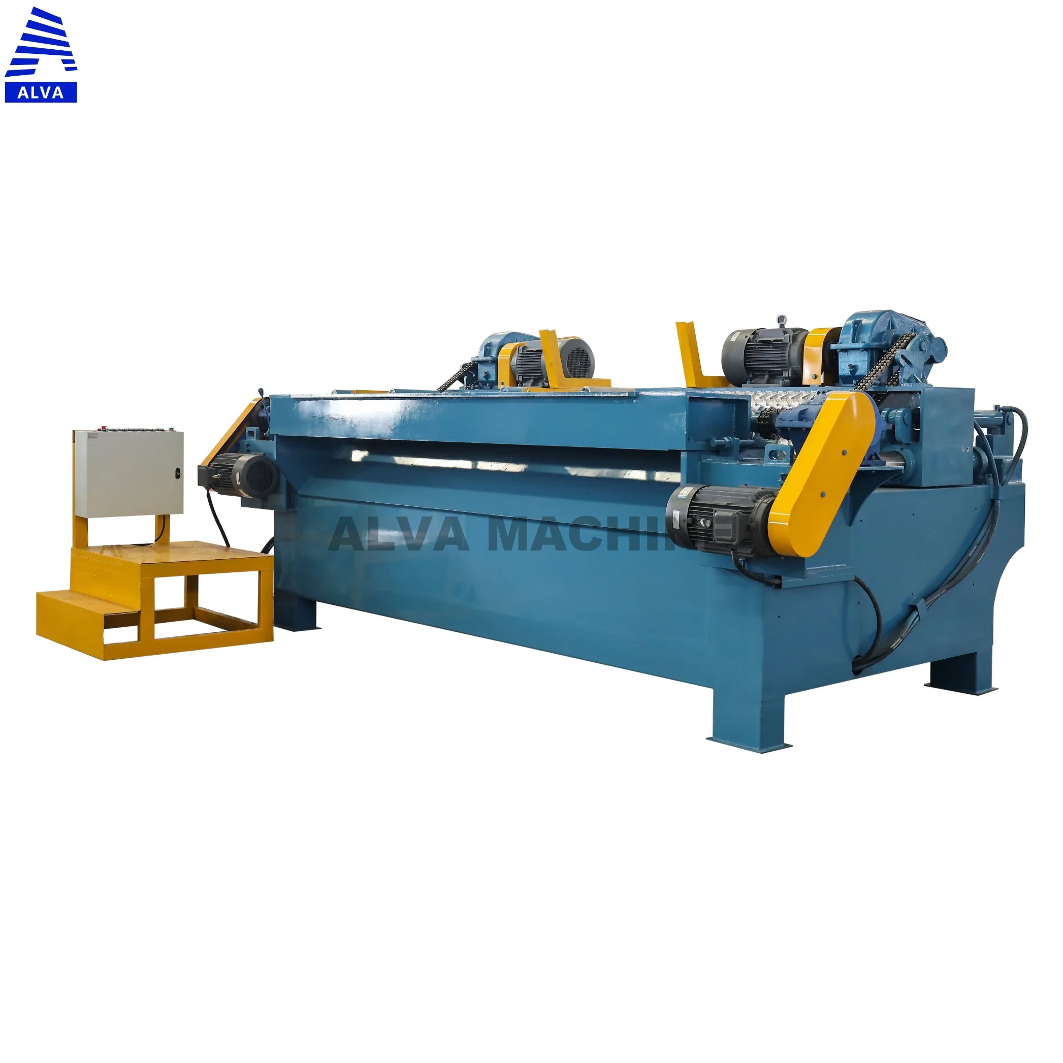 8FT Heavy-Duty New Hydraulic Log Peeling Machine High-Power Log Skin Rounding Machine Rotary Cutting Machine Supporting Equipment