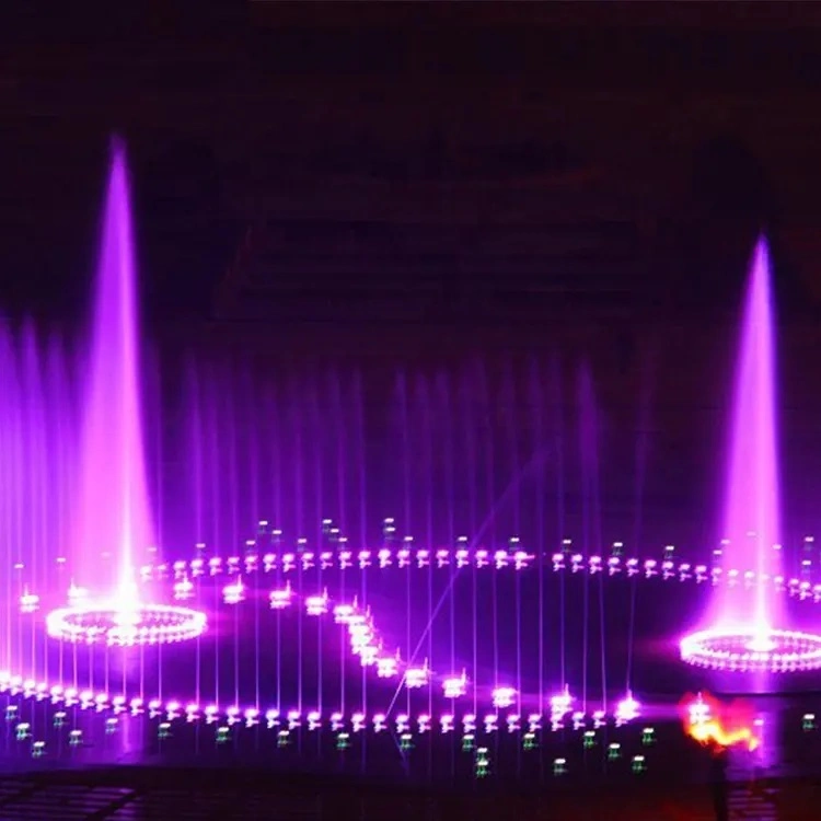 DMX Controller Large Garden Water Spray Fountains Musical Dancing Fountain