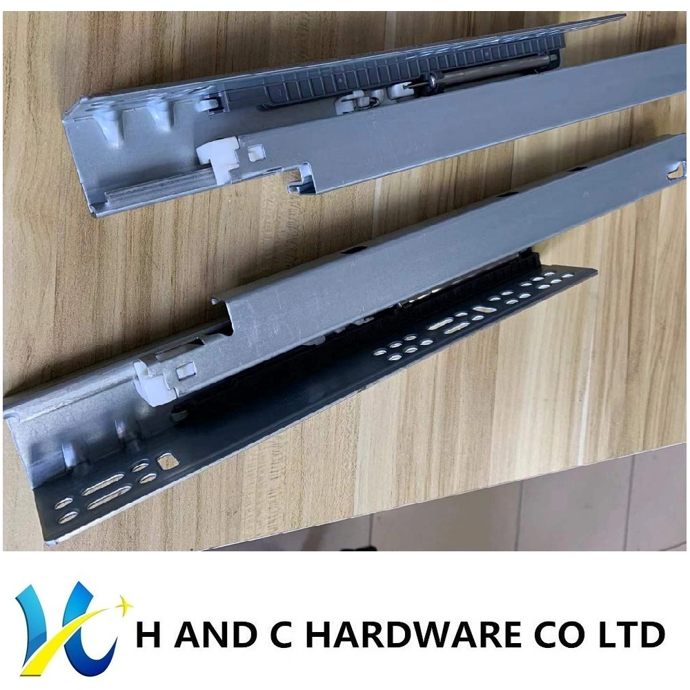 Furniture Accessories Heavy Duty Soft Close Concealed Under-Mount Drawer Slide