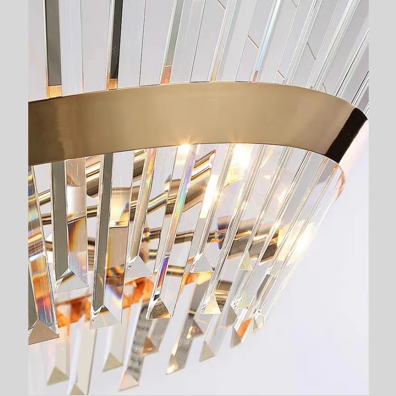 High-End Nordic Lamp House Ceiling Lamp Interior Decoration Luxury Crystal Chandelier Hanging Lamp
