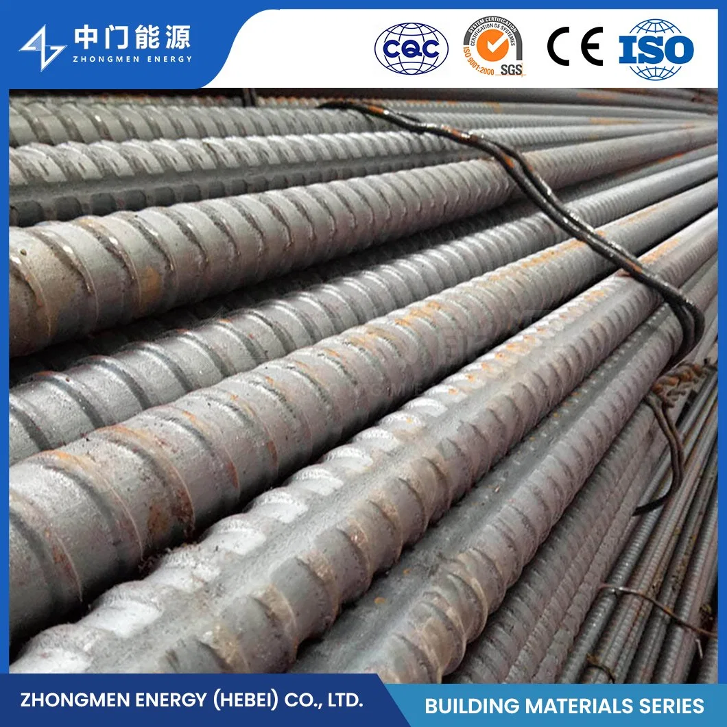 Zhongmen Energy OEM Customized 24mm Threaded Steel Rod China Steel Threaded Rod Steel Manufacturing A106-B A178-C A210-a-1 Screw Thread Zinc Plated Steel