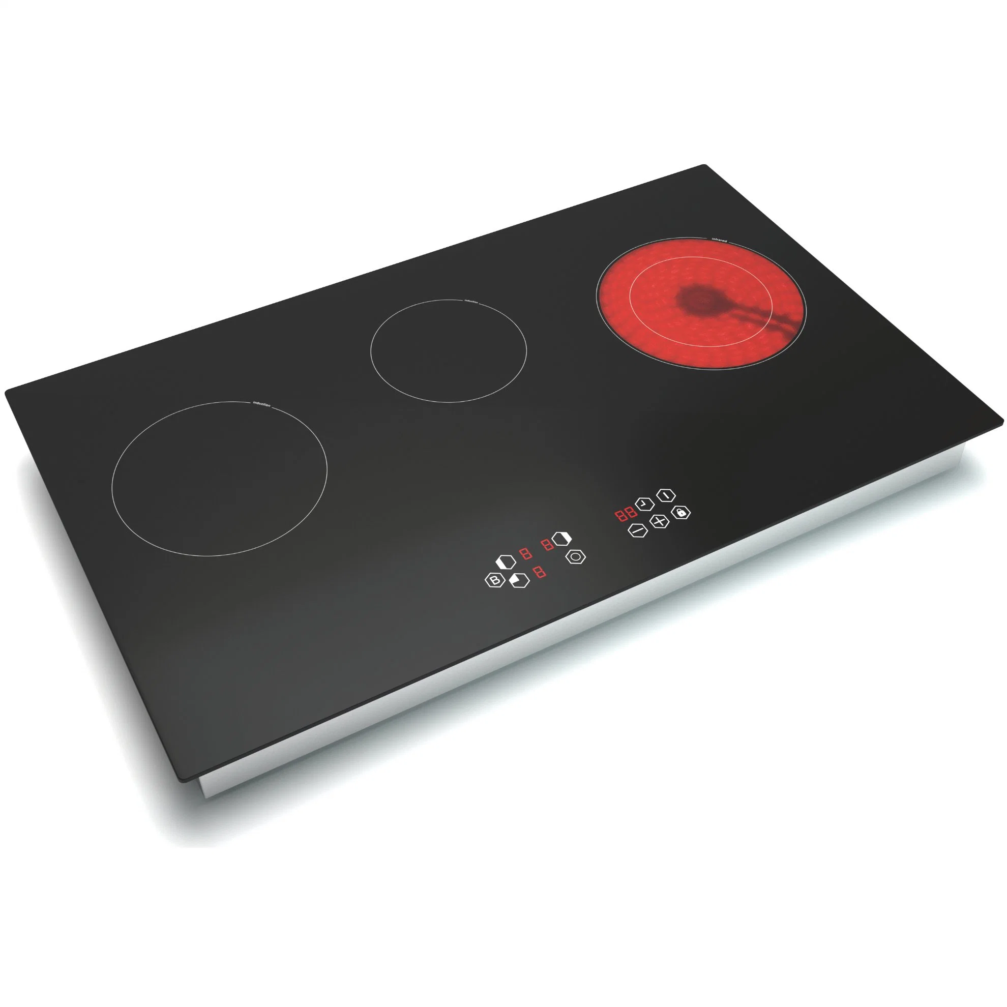 with Painting Clorful Kanger Plate Three Burners Induction Cooker Induction Stove 5.4kw