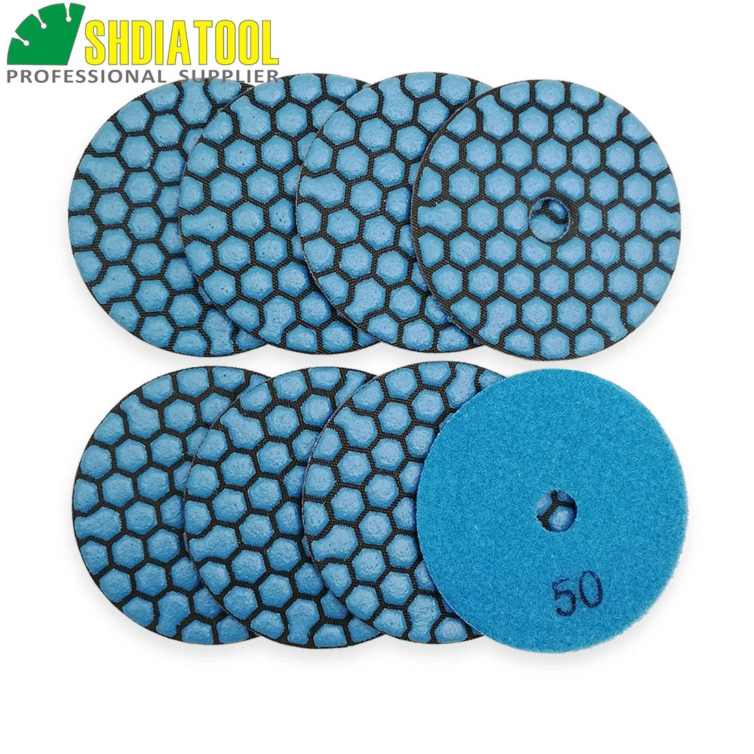 3&prime; &prime; B Flexible Sanding Discs Working Without Water Dry Diamond Polishing Pads