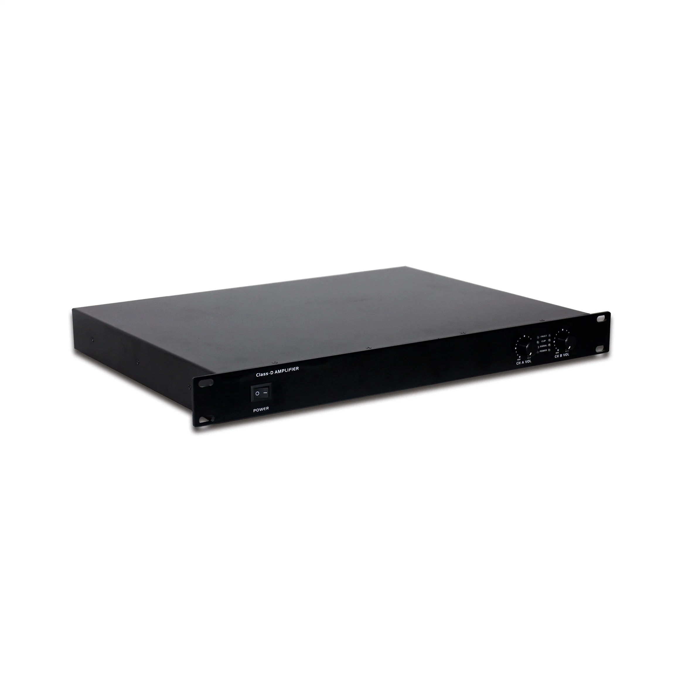 Amplificador de potencia PRO 2 Channels 1U clase D con Dante, IP, SIP, DSP opcional