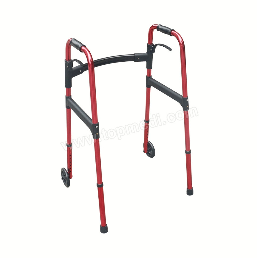 Aluminum Frame Light Weight and Foldable Walker for Adults