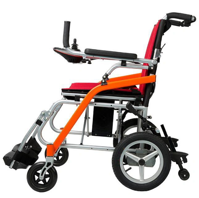 Medical Magnesium Alloy Portable Electric Folding Wheelchair (THR-EW100)