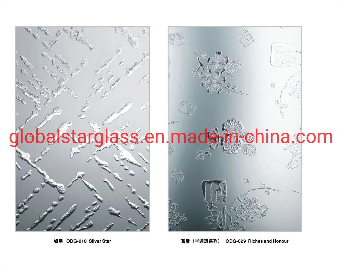 3mm 4mm 5mm 6mm Milchglas/Ätzglas/Dekoratives Glas/Fingerabdruck Kostenloses Glas/Kunstglas