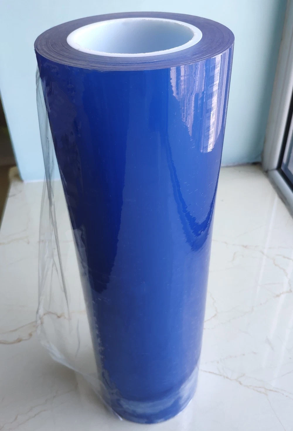 Top Leader Flexible Clear PVC Blue Packaging Material