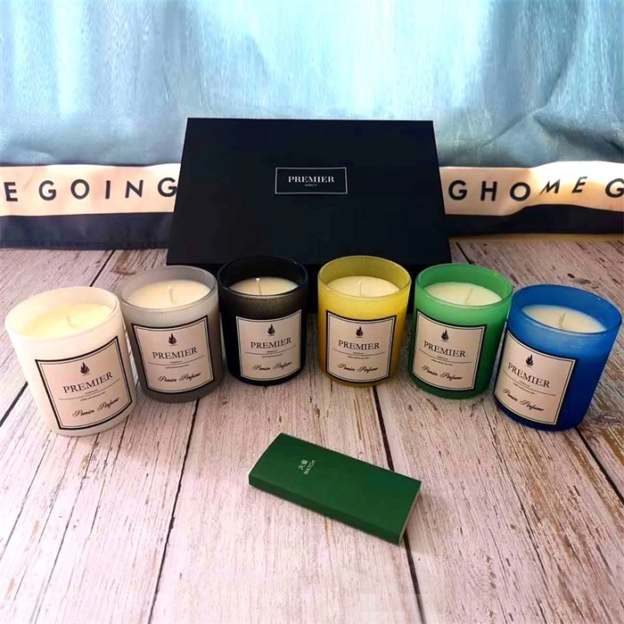 OEM Hand Made Luxury Fragranced Soy Wax Scented Candles with ISO Certification