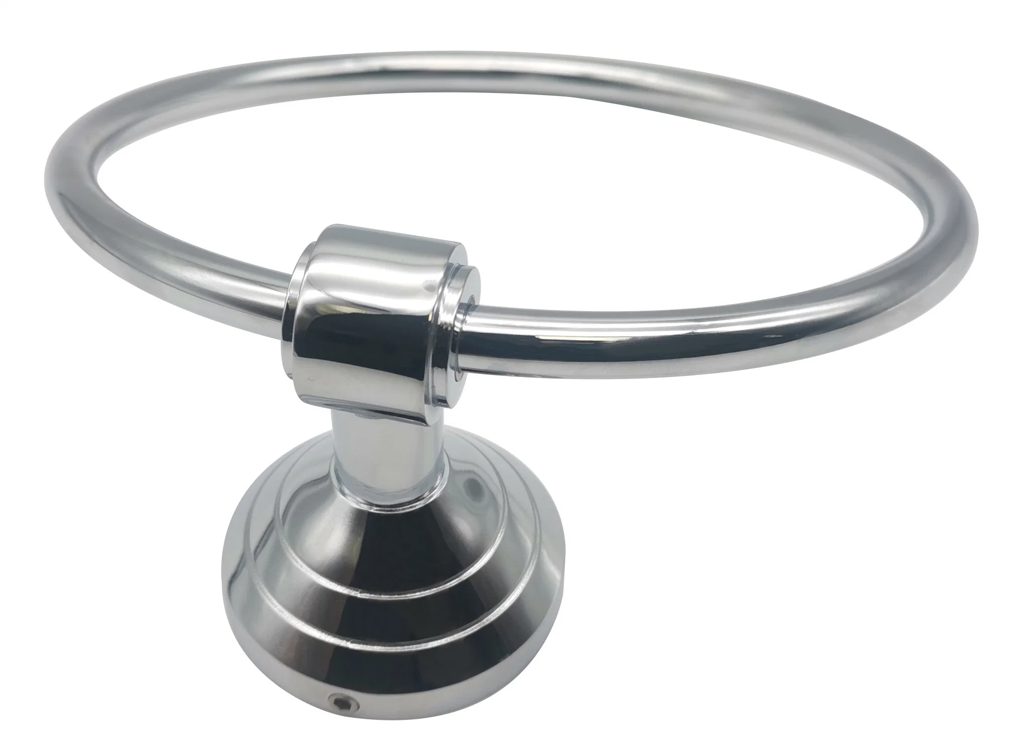 Bath Stainless Steel Metal Chrome Towel Rings Holder Stand Ring