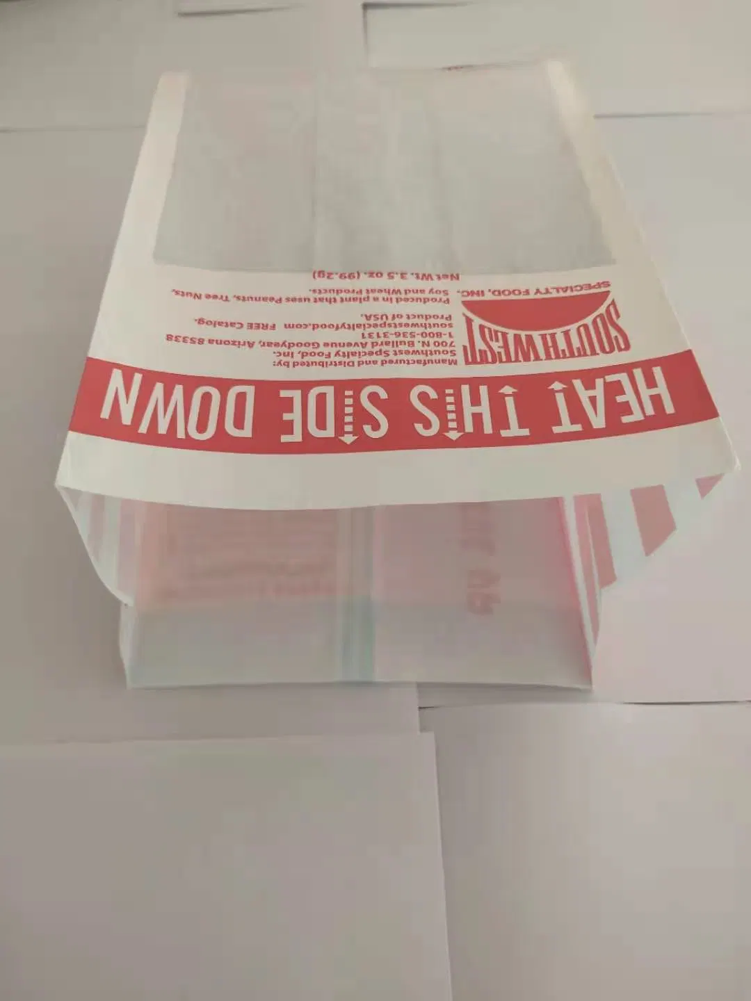 Water Proof Microwave Paper Bags for Popcorn