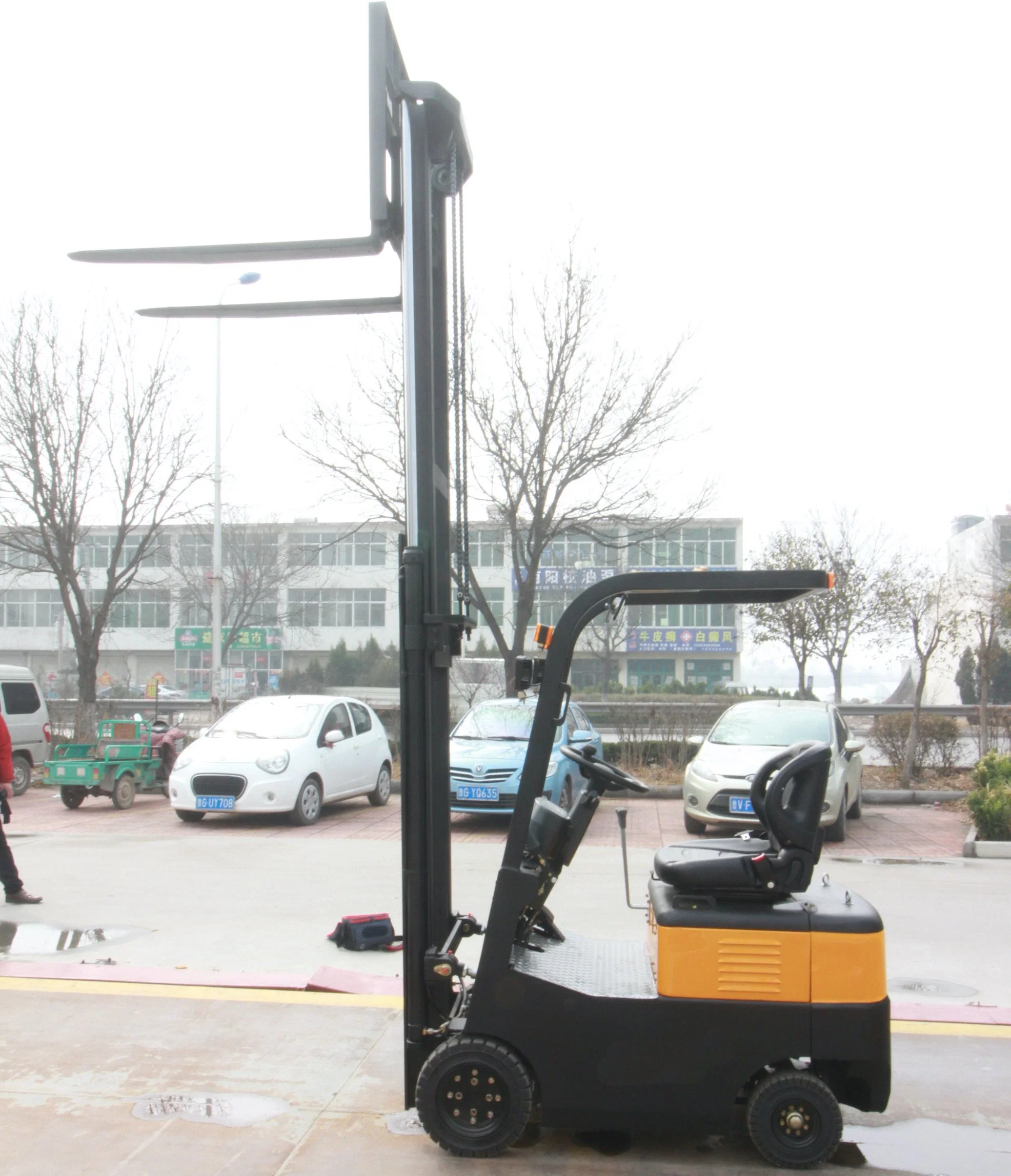 Hang Cha Mirco New Type 1000kgs Electric Stacker Forklift