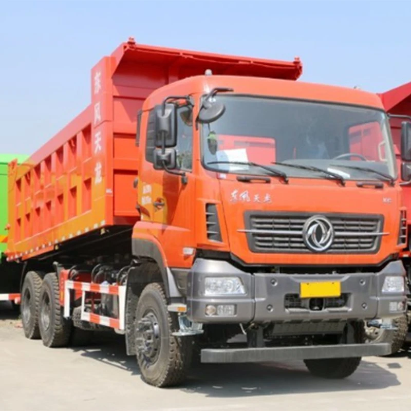 Dongfeng используется 6X4 10 колеса тяжелый самосвал с разгрузкой влево/вправо Выполните поездку по стандарту Euro 2/ Euro 3 Emission Standard