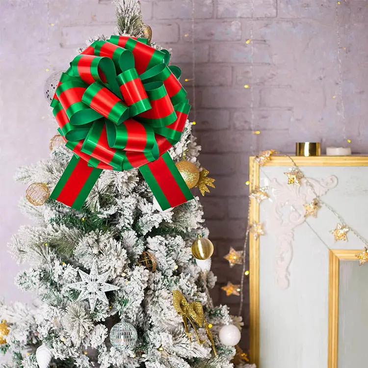 Band Bögen Blumen Geschenkverpackung Zug String Band Schleifen für Weihnachten