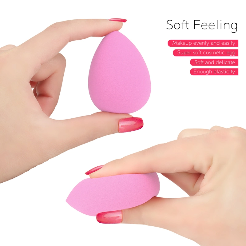 Wholesale/Supplier Waterdrop Non Latex Muti-Colored Foundation Blending Powder Puff Cosmetic Puff Makeup Sponge