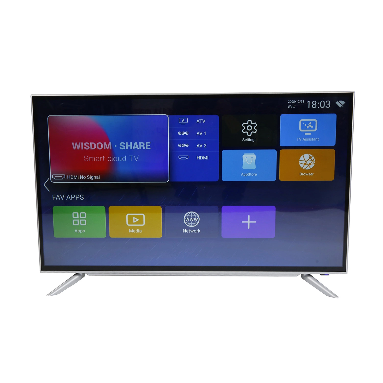 تلفزيون LED بدقة 2K 4K بدقة Full HD بحجم 32 بوصة بالجملة في المصنع تلفزيون Android Smart TV