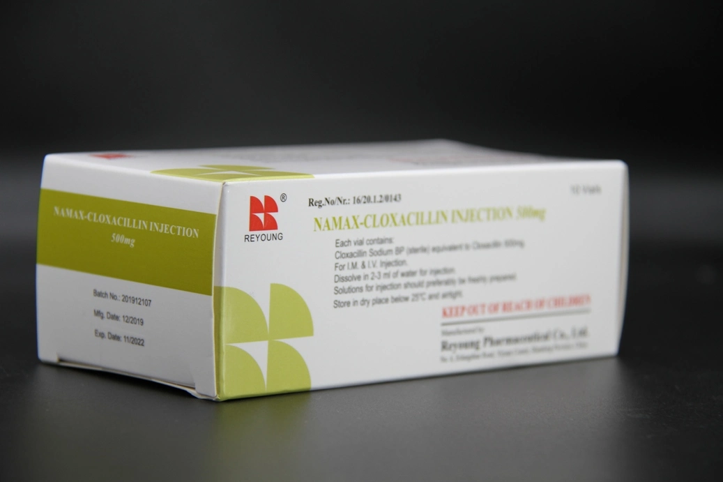 GMP Certified Cloxacillin Sodium for Injection 0.5g