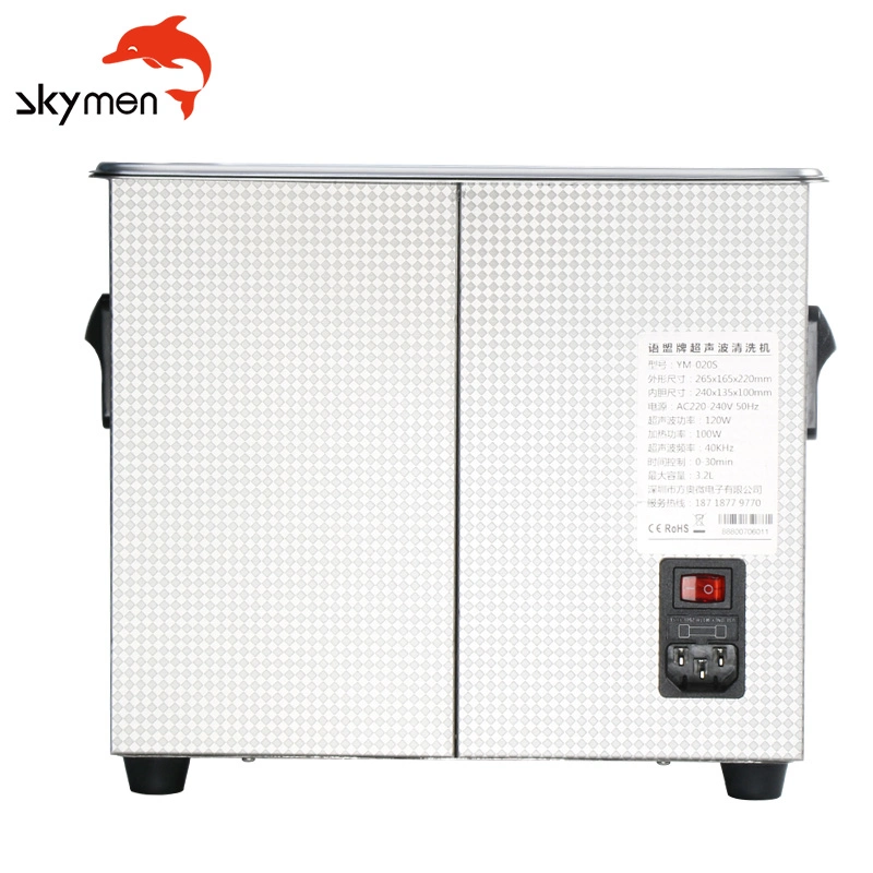 Skymen 3,2L Digitaler Timer und Heizer Labor Ultraschall Reinigung Ultraschall Bad