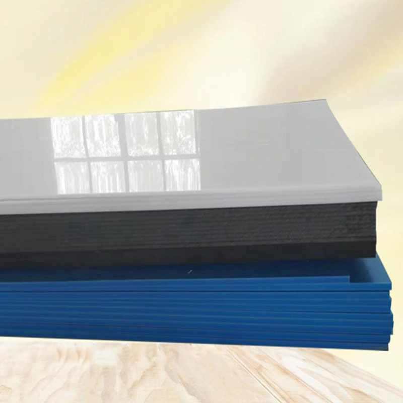 Factory Sell PE Plastic Sheet PE UHMWPE Solid Lining Board Truck Lining Black White Plastic Board