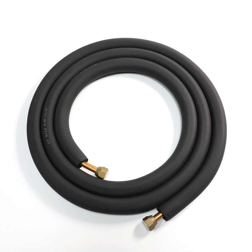 Rubber Black High Quality Insulated Copper Pipe 50FT