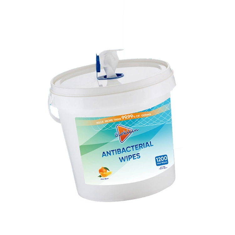 Biokleen Umweltfreundlich Pearl Non-Woven Anti Bakterielle Desinfektion Wet Wipes Wet Gewebetücher