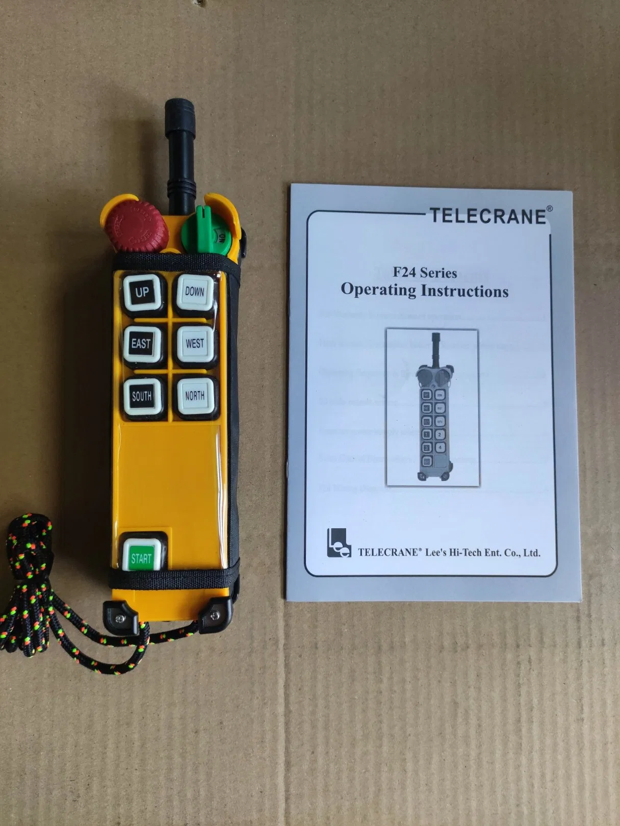 Industrial Handheld Crane Capacitive Remote Controller with Button