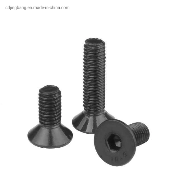 High quality/High cost performance DIN7991 Black Hex Flat Head Countersunk Bolt