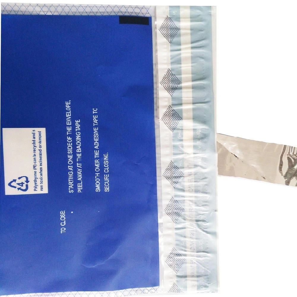 Customized HDPE Tamper Proof Educationplastic Bag Printing Colors with Security Tapes