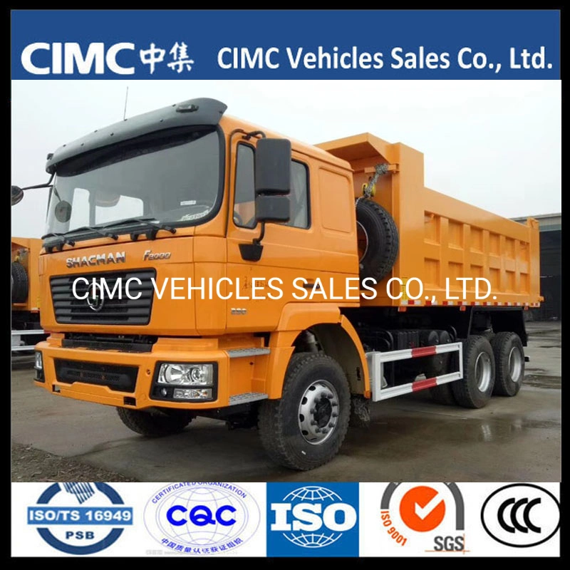 China Shacman F2000 F3000 6*4 290HP Tipper Truck