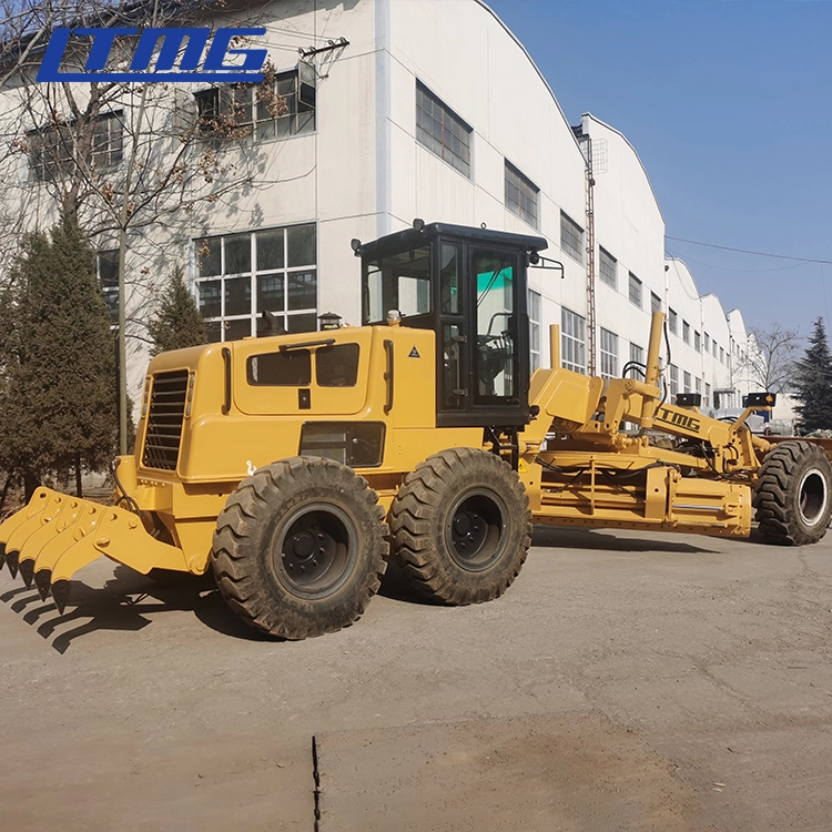 Ltmg Construction Grader Machine 100HP 135HP 165HP 180HP 220HP Hydraulic Motor Grader with Front Dozer Blade and Rear Ripper