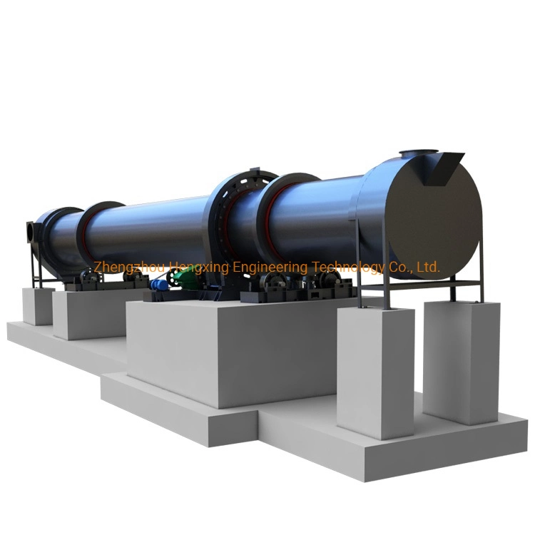 Drum Rotary Dryer for Gypsum Silica Sand Kaolin Drying Low Cost Mining Machine