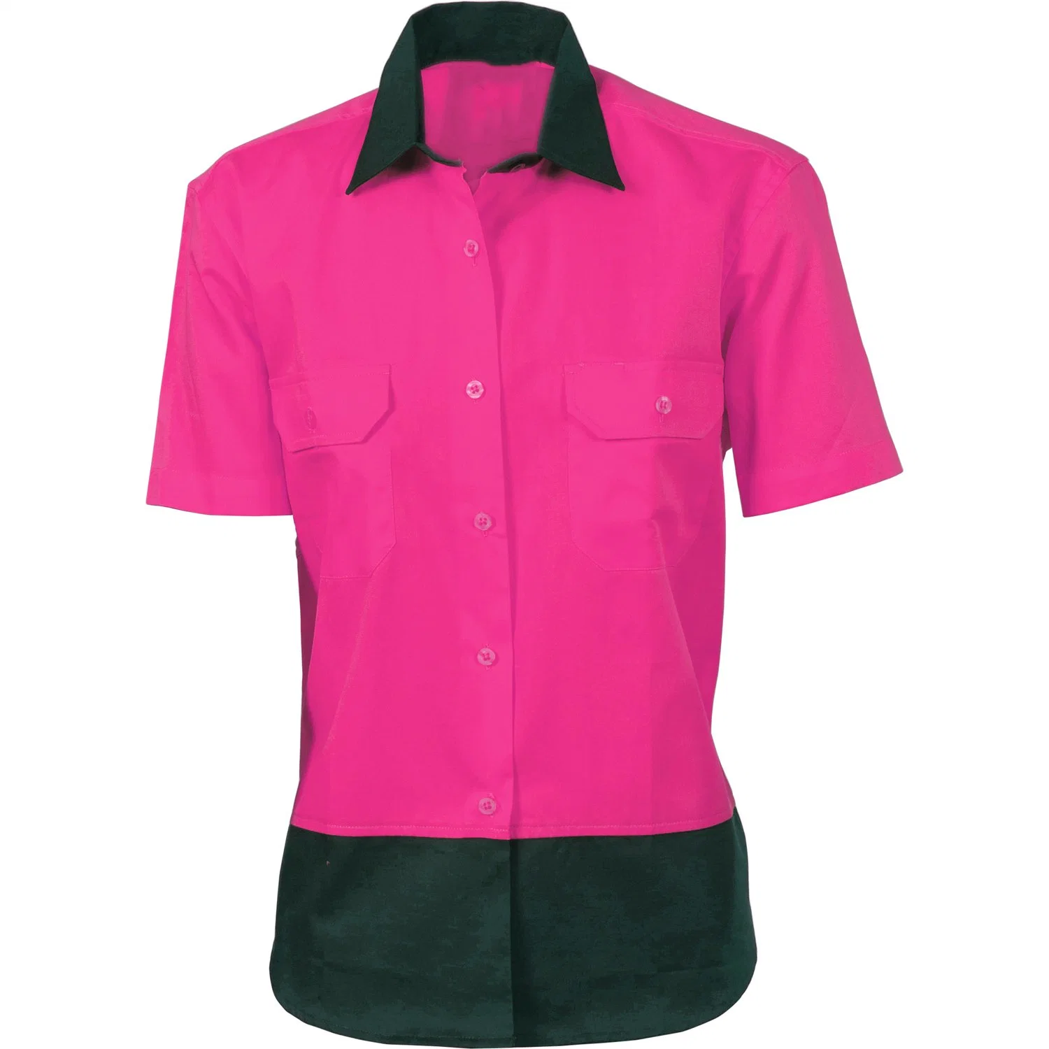 Fluorescent Orange Customized Protective Work Shirt