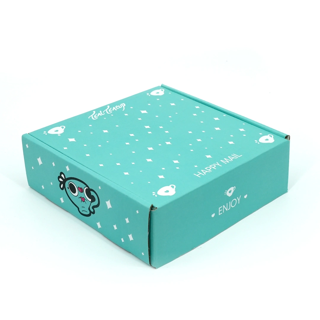 Cartão personalizado Caixa de entrega de pizza de papel ondulado para embalagens de alimentos com tampas sobremesas Caixa Rosquinha