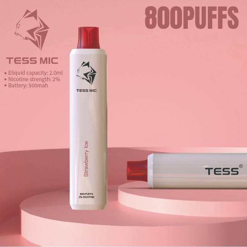 Original Newest Tess Mic 800 Puffs OEM Vape Disposable Vape Pen Vape Pod Mesh Disposable Vape with CE Tpd