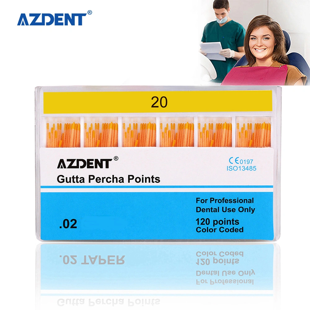 Azdent Large Pointed Apex Dental Gutta Percha Points for Sale