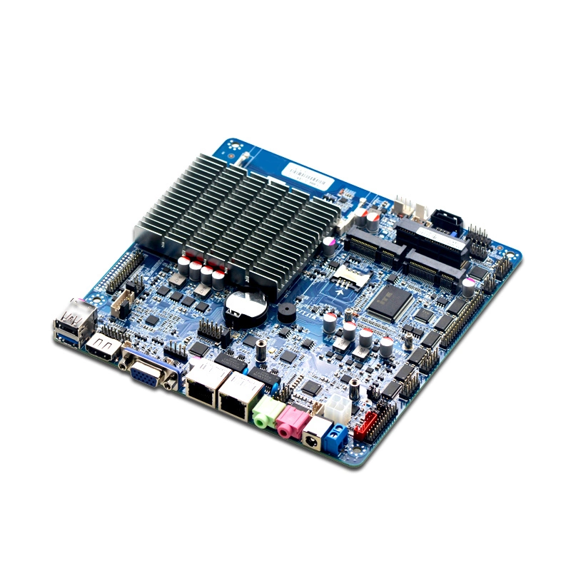 Fanless J1900 Thin Itx Motherboard with 6 RS232