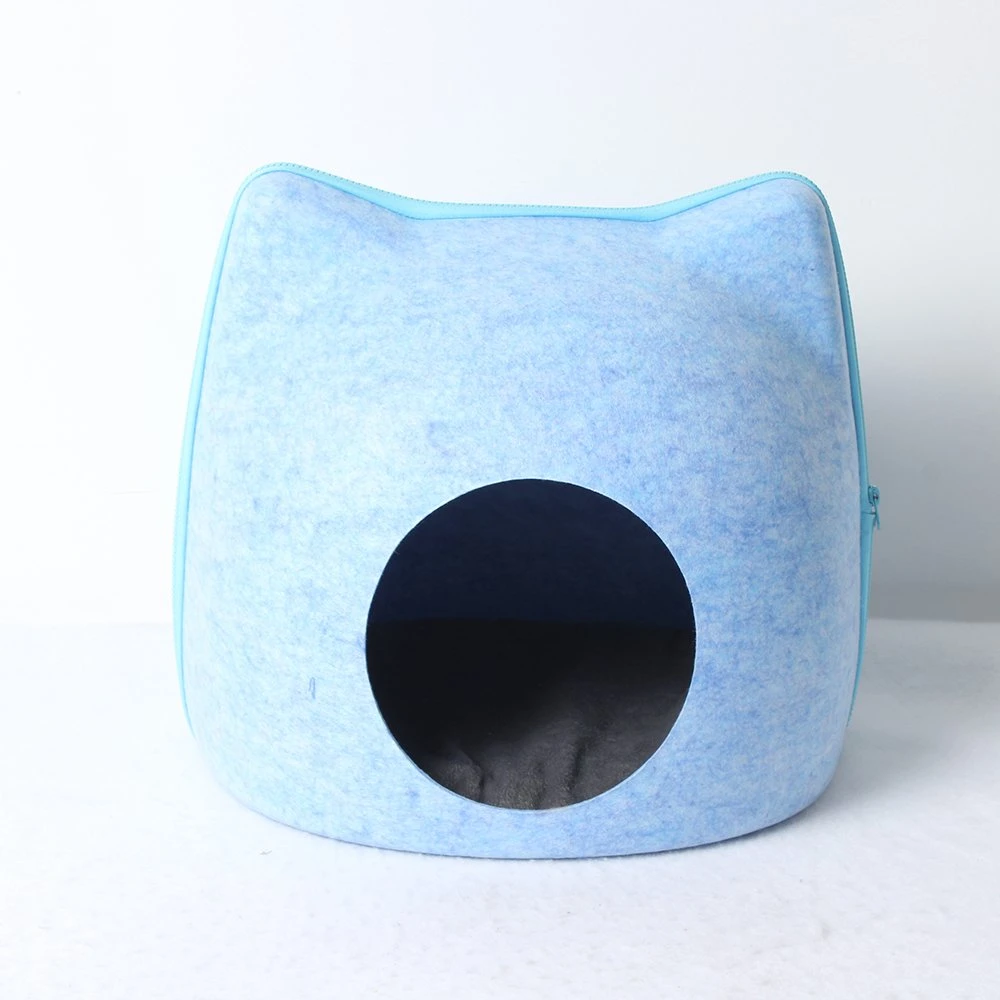 Eco-Friendly, Removable Design P. E. T Felt Material Pet Bed, Bed Pet Dog Beds Washable Large Cat Scratching Post with Bed