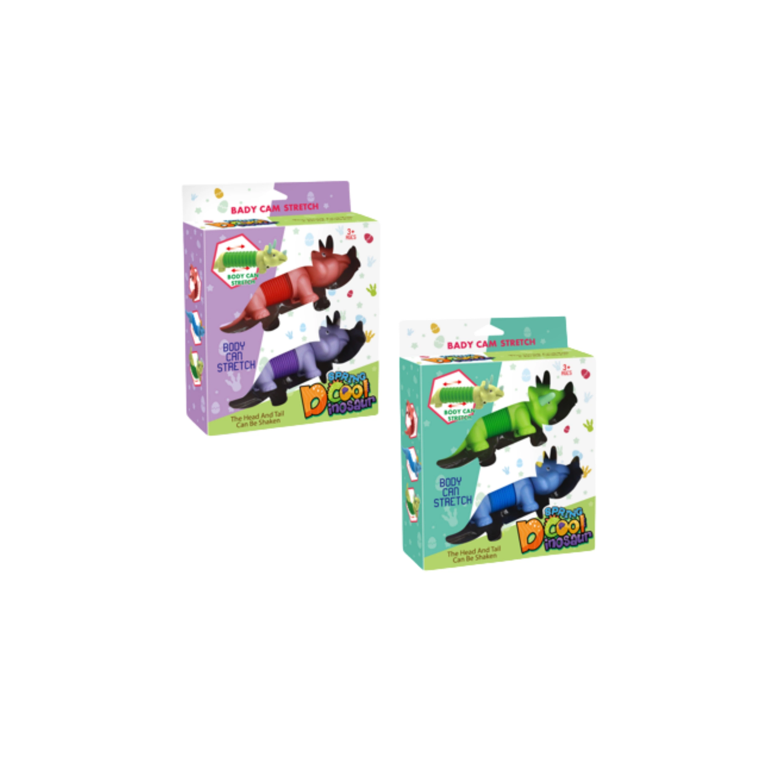 for Kids Factory Telescopic Dinosaur Toy (two PCS box packing)