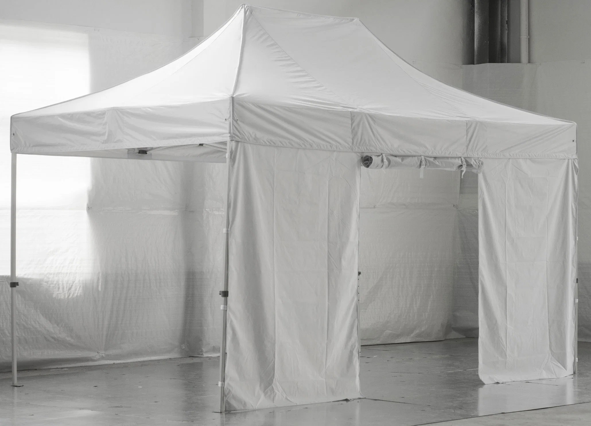 3X4.5m luxuoso galpões em PVC, corta-fogo, resistentes e resistentes, grandes Tendas Big White Outdoor Party