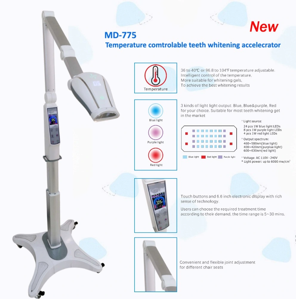 Professional Dental Teeth Bleaching Machine with Constant Temperature Teeth Whitening Accelerator